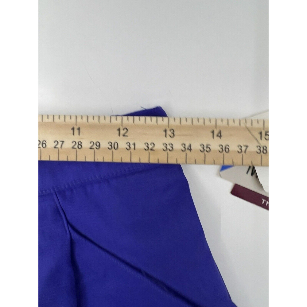 Vintage NWTs Womens Lucia Shorts Size 6 Petite Purple High Waisted Pleated - Picture 10 of 11